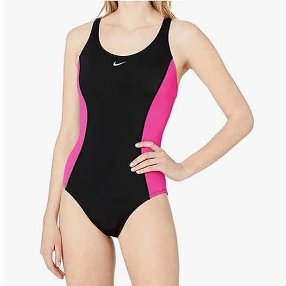 NEW Nike Swim Color Surge Powerback One Piece - Picture 1 of 13